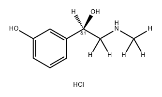 去氧腎上腺素-D6鹽酸鹽, 1089675-56-8, 結(jié)構(gòu)式