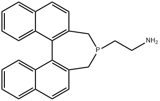 2-[(11bS)-3H-Binaphtho[2,1-c:1μ,2μ-e]phosphepin-4(5H)-yl]ethanamine Struktur