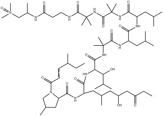 leucinostatin K Struktur