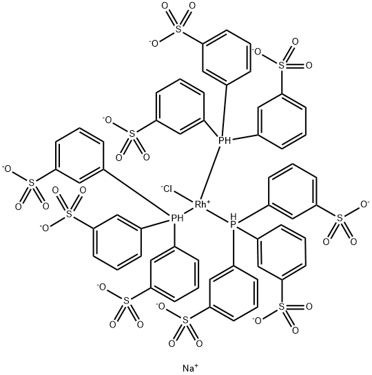 CHLOROTRIS(3 3 3PHOSPHINIDYNETRIS(BENZE& Struktur