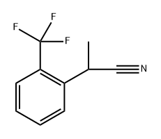 Benzeneacetonitrile, α-methyl-2-(trifluoromethyl)- Struktur