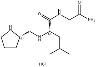 prolyl-psi(methylamino)leucyl-glycinamide Struktur