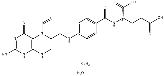 化合物 FOLINIC ACID CALCIUM HYDRATE 結(jié)構(gòu)式