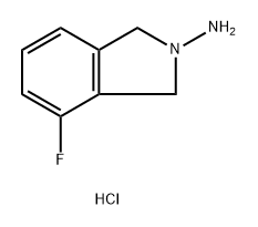 2H-Isoindol-2-amine, 4-fluoro-1,3-dihydro-, hydrochloride (1:1) Struktur