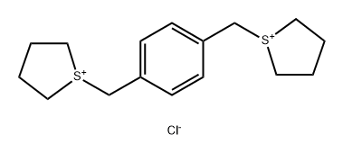 POLY(P-XYLENE TETRAHYDROTHIOPHENIUM CHL& Struktur