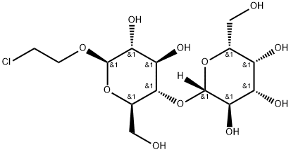 β-D-Glucopyranoside, 2-chloroethyl 4-O-β-D-galactopyranosyl- Struktur