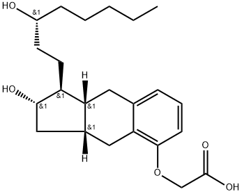 (-)-Treprostinil Struktur