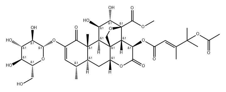 bruceantinoside C Struktur