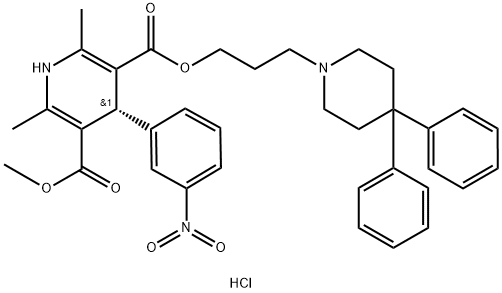 R(-)-NIGULDIPINE HCL Struktur