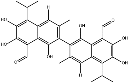 Gossypol-d2 Struktur