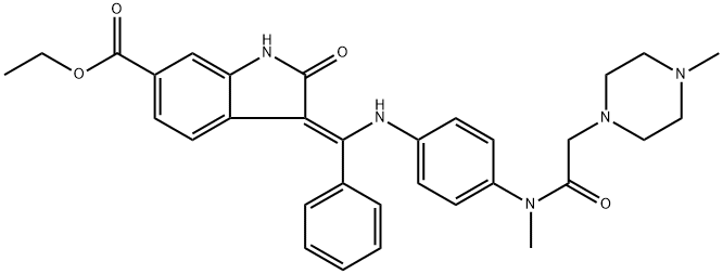 Nintedanib impurity YZ Struktur