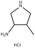 4-Methylpyrrolidin-3-amine dihydrochloride Struktur