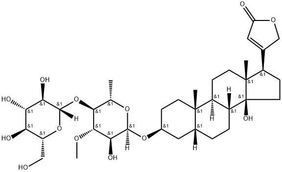 Thevebioside Struktur