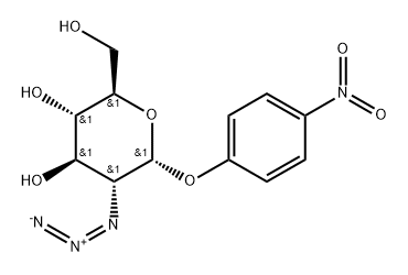 4-Nitrophenyl 2-azido-2-deoxy-α-D-glucopyranoside Struktur