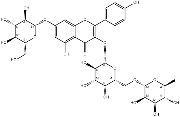 Kaempferol 3-robinoside 7-glucoside