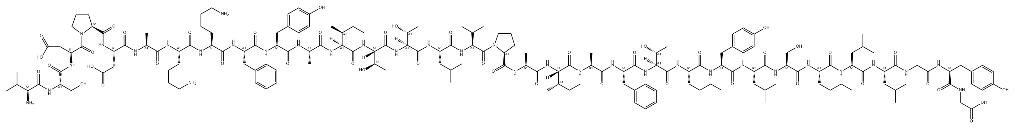 bacterioopsin(34-65) polypeptide Struktur