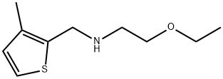 2-ethoxy-N-((3-methylthiophen-2-yl)methyl)ethan-1-amine Struktur