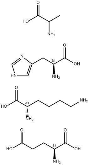 POLY(L-HIS, L-GLU)-POLY-DL-ALA-POLY-L-*L YS Struktur