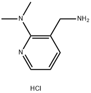 3-(aminomethyl)-N,N-dimethylpyridin-2-amine dihydrochloride Struktur