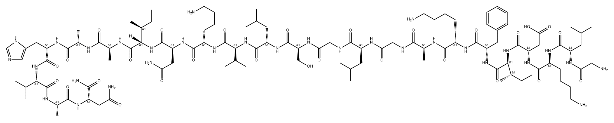 Alyteserin-1d Struktur