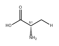 L-ALANINE-(3-3H) Struktur