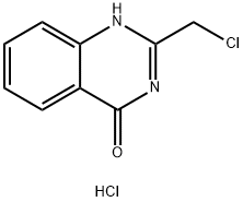 2-(CHLOROMETHYL)QUINAZOLIN-4(3H)-ONE HYDROCHLORIDE Struktur