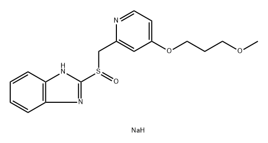 Racemic-Desmethyl Rabeprazole Sodium Salt Struktur