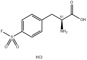 L-Phenylalanine-4-sulfonyl fluoride hydrochloride Struktur