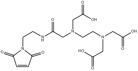 [N-(2-MALEIMIDOETHYL]ETHYLENEDIAMINE-N,N,N',N'-TETRAACETIC ACID, MONOAMIDE, TECHNICAL GRADE Struktur