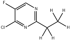 4-Chloro-5-fluoro-2-(ethyl-5)-pyrimidine Struktur