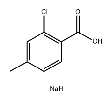 sodium 2-chloro-4-methylbenzoate Struktur