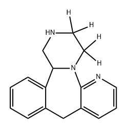 Desmethyl Mirtazapine-d4 Struktur