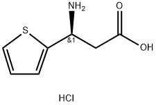 (S)-3-AMINO-3-(2-THIENYL)-PROPIONIC ACID HCl Struktur