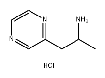 1-(Pyrazin-2-yl)propan-2-amine trihydrochloride Struktur