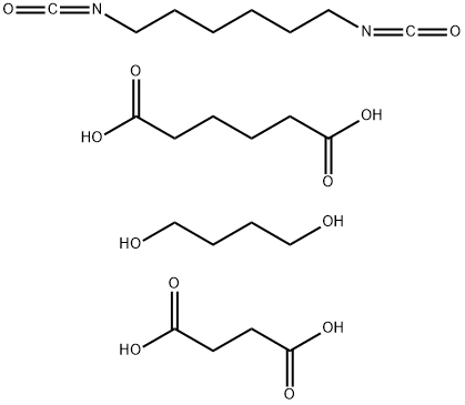 POLY(1,4-BUTYLENE ADIPATE-CO-1,4-BUTYLENE SUCCINATE), EXTD W/1,6-DIISOCYANATOHEX Struktur