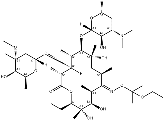 Oxacyclotetradecane Erythromycin Derivatives Struktur