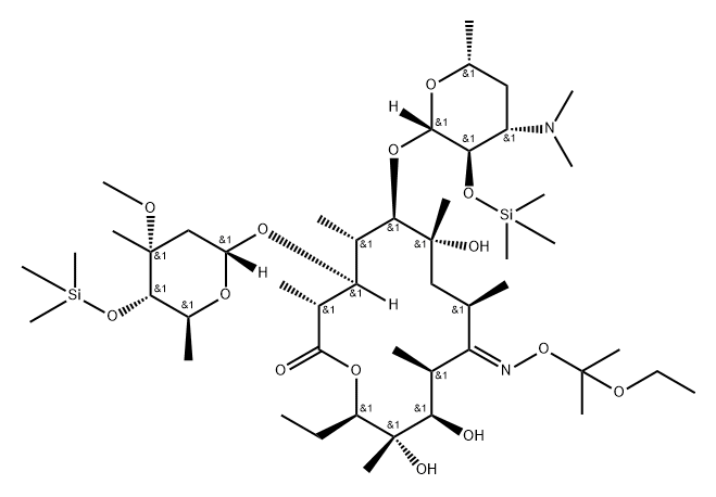 Erythromycin Impurity 8 Struktur