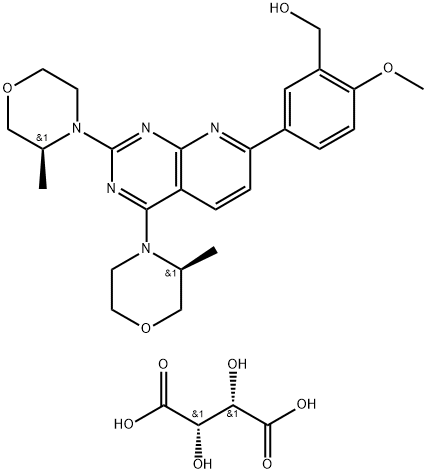 AZD8055 D(-)-Tartaric Acid Struktur