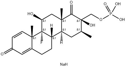 1,8(2H,4bH)-Chrysenedione, 10b-fluoro-3,4,4a,5,6,10a,10b,11,12,12a-decahydro-2,11-dihydroxy-3,10a,12a-trimethyl-2-[(phosphonooxy)methyl]-, sodium salt (1:2), (2R,3S,4aS,4bS,10aS,10bR,11S,12aS)-|地塞米松磷酸鈉雜質41