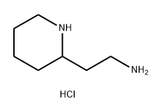 2-Piperidineethanamine, hydrochloride (1:2) Struktur