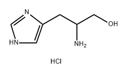 1H-Imidazole-5-propanol, β-amino-, hydrochloride (1:2) Struktur