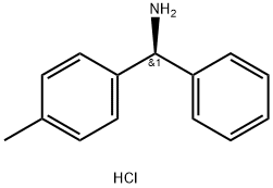 Benzenemethanamine, 4-methyl-α-phenyl-, hydrochloride (1:1), (αS)- Struktur