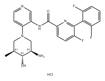 LGB-321 HCl Struktur