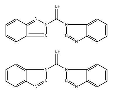 di(1H-benzo[d][1,2,3]triazol-1-yl)MethaniMine Mix. di(2H-benzo[d][1,2,3]triazol-2-yl)MethaniMine Struktur