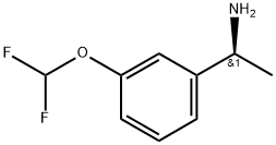 Benzenemethanamine, 3-(difluoromethoxy)-α-methyl-, (αS)- Struktur