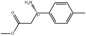 Benzenepropanoic acid, β-amino-4-methyl-, methyl ester, (βS)- Struktur