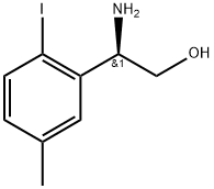 (2R)-2-amino-2-(2-iodo-5-methylphenyl)ethanol Struktur