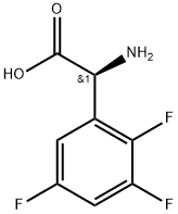 (S)-2-amino-2-(2,3,5-trifluorophenyl)aceticacid Struktur