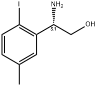 (2S)-2-amino-2-(2-iodo-5-methylphenyl)ethanol Struktur