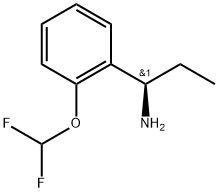 1-(2-(difluoromethoxy)phenyl)propan-1-amine Struktur